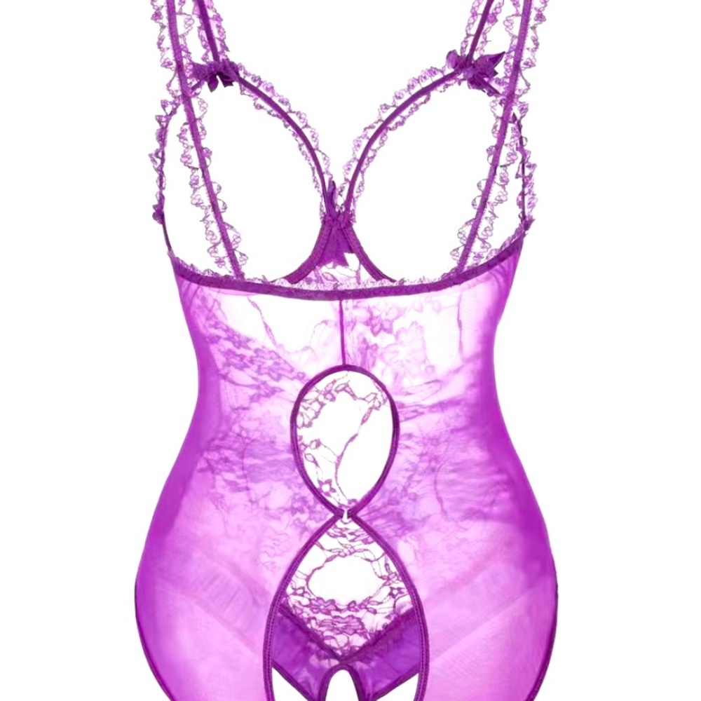 Plus Size Womans Sexy Bodysuit - Picture 2 of 4